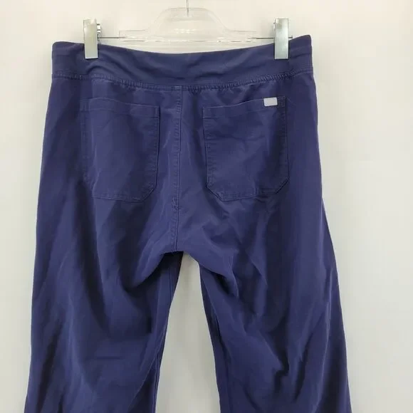 Figs Scrub Pants Men's Medium Pisco Basic Navy Blue 30" Inseam Pull On Comfort - Picture 4 of 10